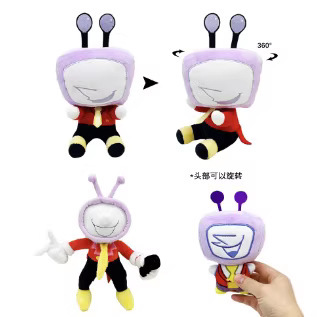 Cross-Border New Product Tenna Plush Triangle Rune Tv Character Plush Toy Doll