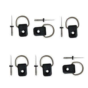 Supply outdoor bicycle boat platform boat kayak accessories lantern rivets 6 pieces per pack stainless steel D-shaped buckle