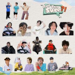 V金泰亨Jung kook jimin田柾國跨境亞克力雙面高清立牌明星周邊