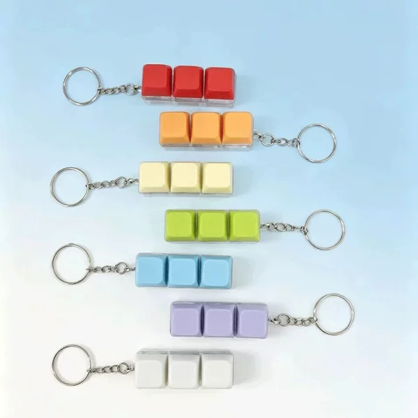 Creative Pendant Stress-Relief Keychain Decompression Toy Cross-Axis Mechanical Keyboard Tester