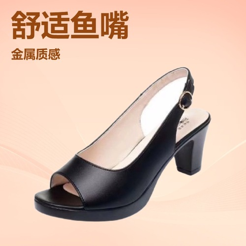 Women's Flat Sandals with Round Toe Buckle, Open-Back Ankle Strap Summer Ankle Boots for Elegant and Refined Ladies