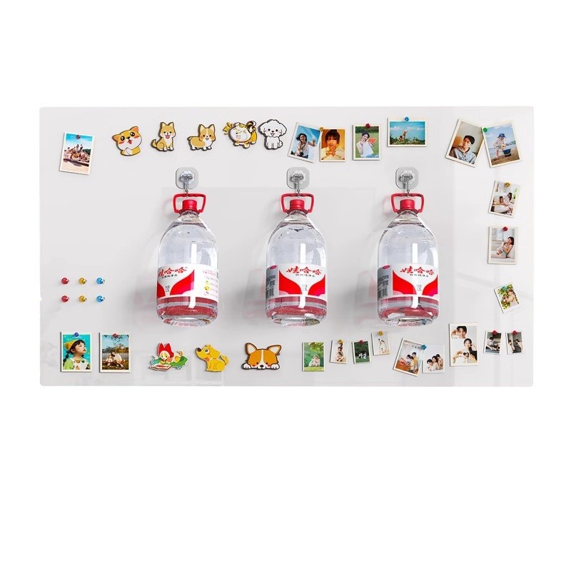 Tablero de exhibición de pared de fotos de absorción magnética tablero negro pegatinas de pared de fondo magnético hogar pintura pegatinas magnéticas creativas decoración tablero blanco