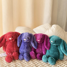 2026年新年邦尼兔四色雪兔毛绒安抚治愈柔软垂耳兔公仔礼物儿童