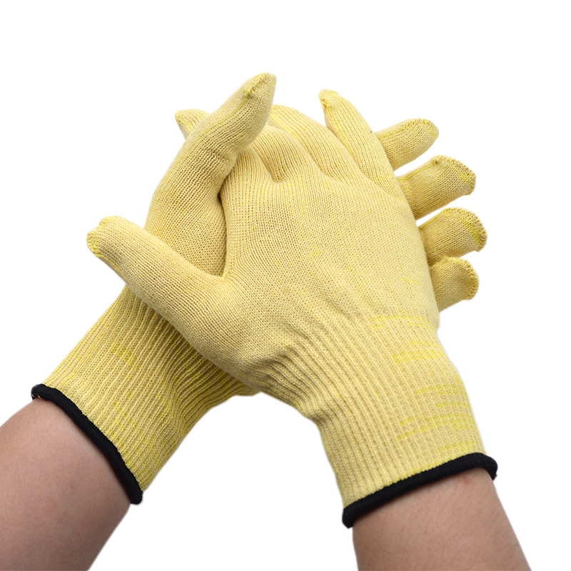 厂家直供 防切割手套 芳纶1414专业防割耐高温手套劳保手套厂新品