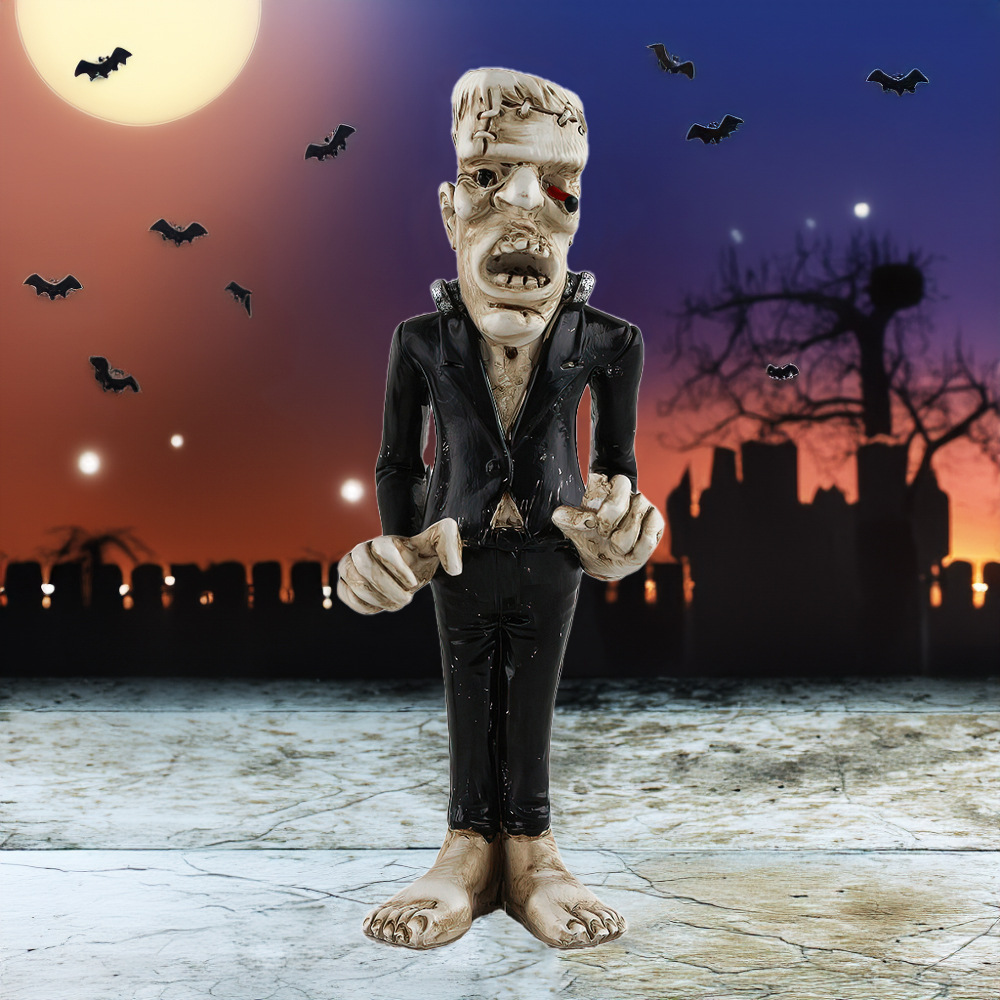  New Mummy Corpse Vampire Resin Ornaments Halloween Desktop Atmosphere Decorations Funny Decorations