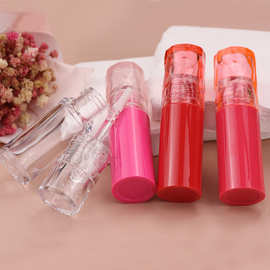 小众设计  彩色个性化透明盖注塑瓶彩妆唇釉唇彩口红液分装瓶