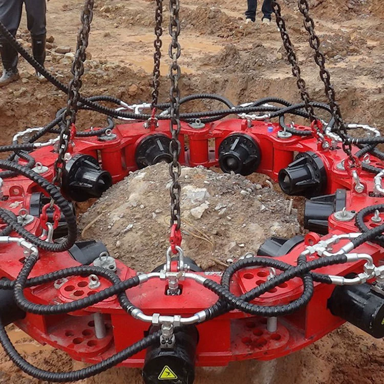 Небольшой экскаватор модифицированный свайный станок оборудование для резки свай