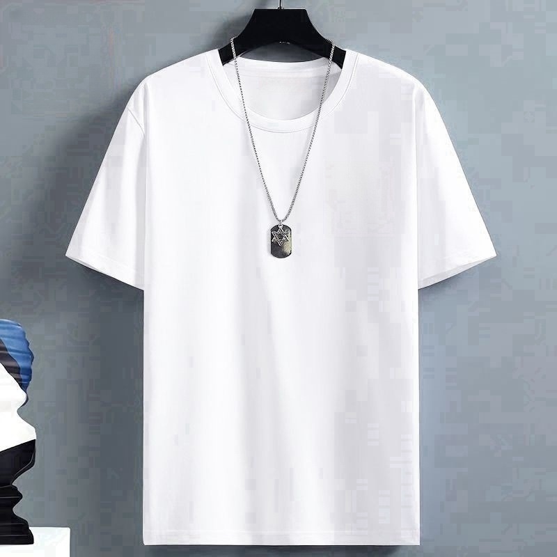 綿100%半袖Tシャツメンズ夏新作トレンドブランドアメリカンレトロルーズトレンドハンサム5分袖トップス|undefined