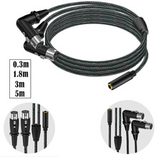 һ�ֶ����ٚ�3.5mm TRS �p��ĸ�D�p3ᘿ��rĸ��XLR��Y�����l��