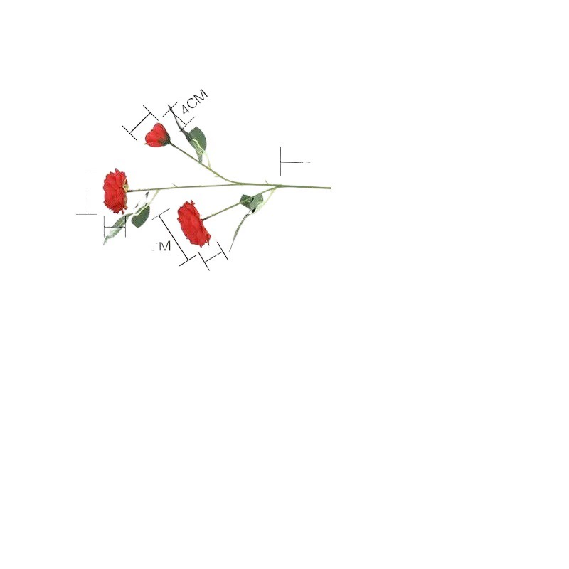 [Artificial flower bouquet peony rose dried flower home dining table arrangement peony ornament silk flower]
