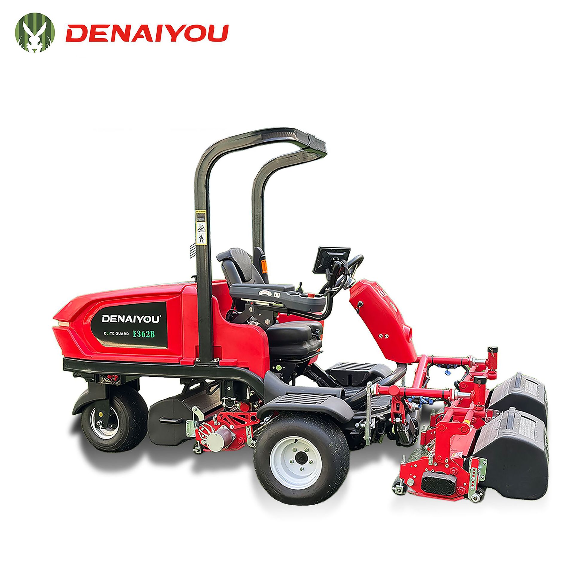 三联滚刀剪草机静音环保高效足球场草坪公园座椅式除草机 定金