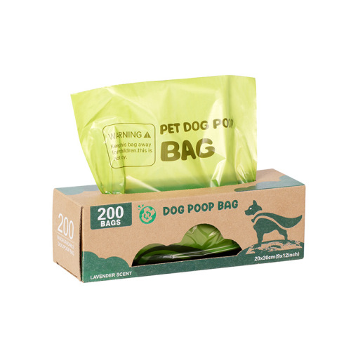 Disposable large roll of paper poop bag 1.5 silk dog poop bag poop bag environmentally friendly degradable pet garbage bag