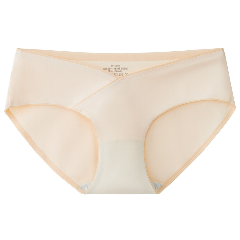 Ropa interior de mujer embarazada entrepierna de algodón de verano ropa interior de cintura baja embarazada soporte de vientre temprano, medio y tardío sin costuras más tamaño ropa interior de mujer embarazada al por mayor
