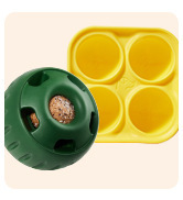 跨境外贸woofPupsicle宠物用品漏食玩具狗狗硅胶耐咬慢食器舔食球|undefined