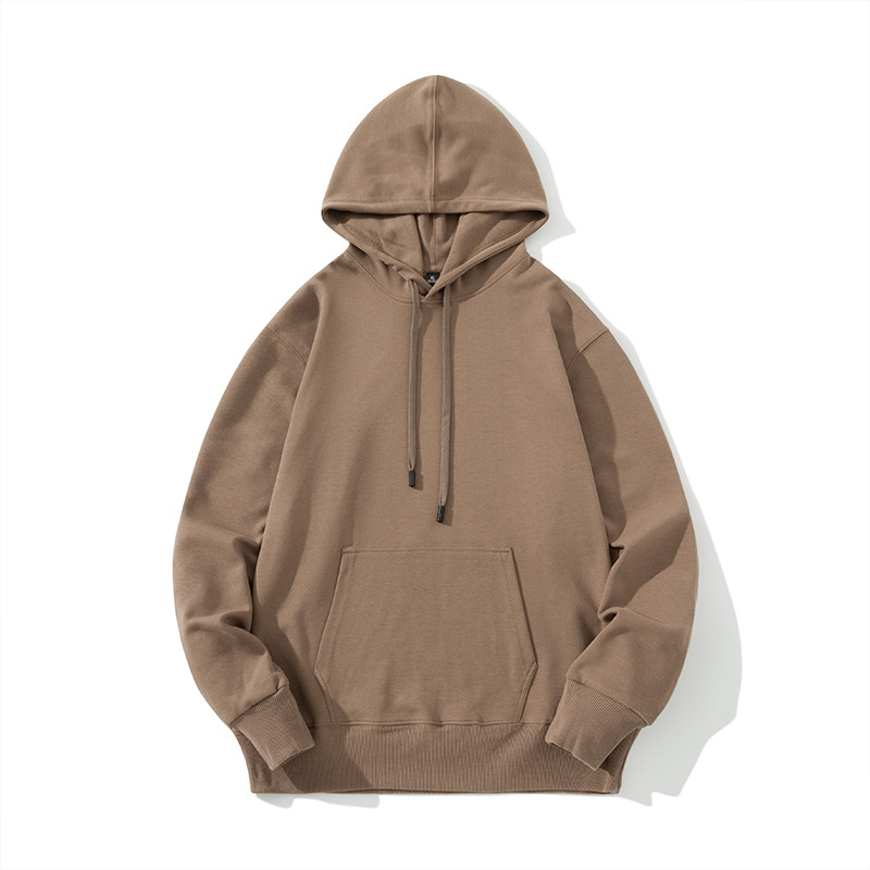 Men's Clothing supply couple sweater men's solid color spring and autumn hooded jacket men's tops retro jacket_voghion.com