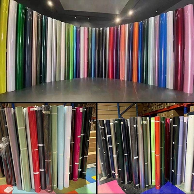 Car color change film, full car body wrap, car protective film, PET crystal black, white, blue, gray, whole roll wholesale