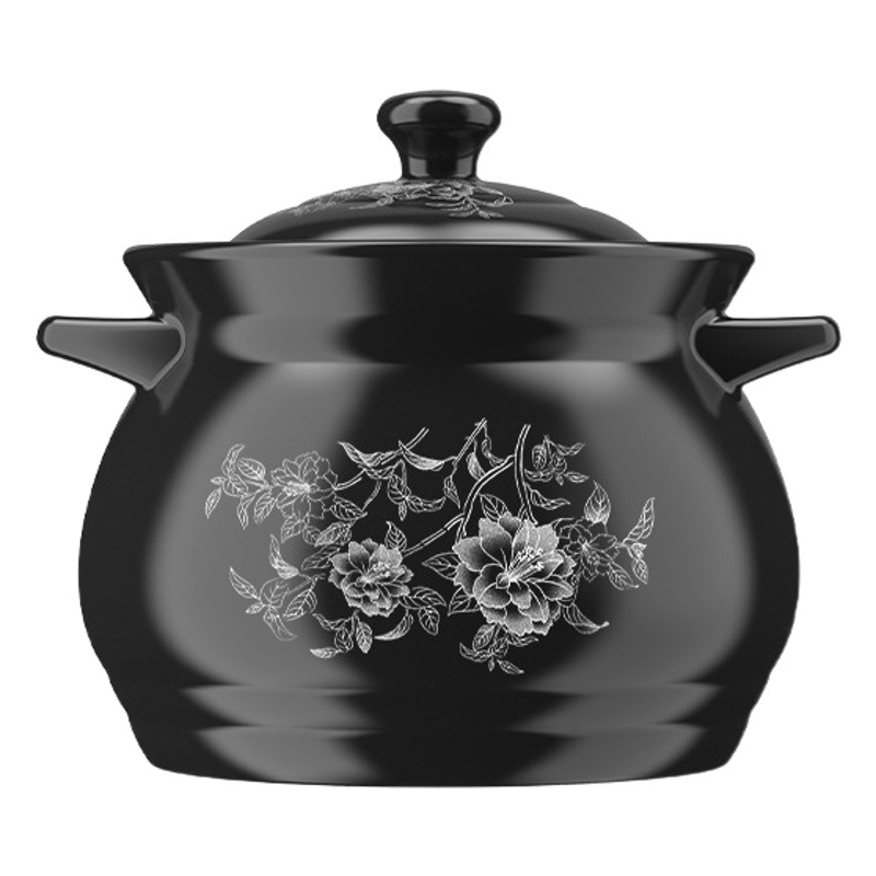 Casserole Stew Pot Gas Soup Pot High Temperature Resistant Ceramic Gas Stove Open Fire Soup Pot Casserole Large Crock Pot Soup Pot Household