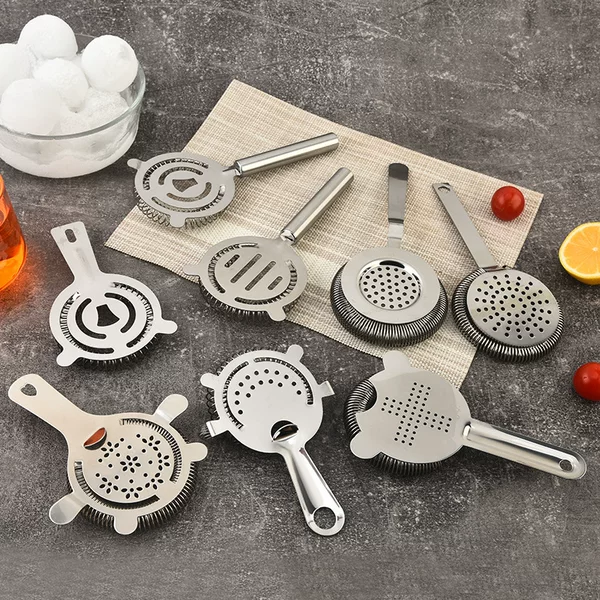 Long-Term Wholesale of 430 Stainless Steel Filter Handles, Straight Handle Ice Filters, Bar Supplies, Ice Separators, Ice Filters
