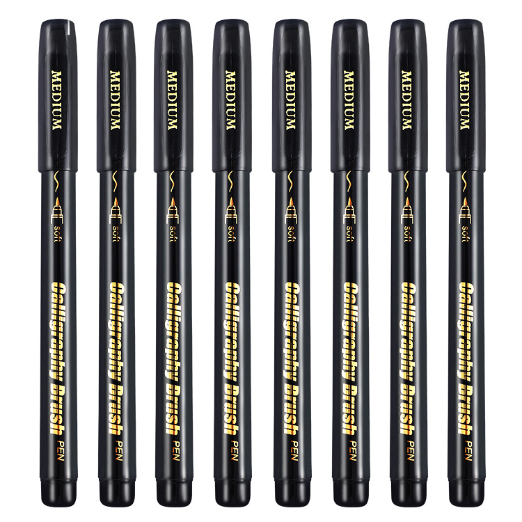 Pintura Dele 207 Pluma Xiuli Pluma de caligrafía de pelo suave en letras grandes, medianas y pequeñas Pluma de práctica de caligrafía Registro transfronterizo Copia de escrituras Pluma hermosa a base de agua