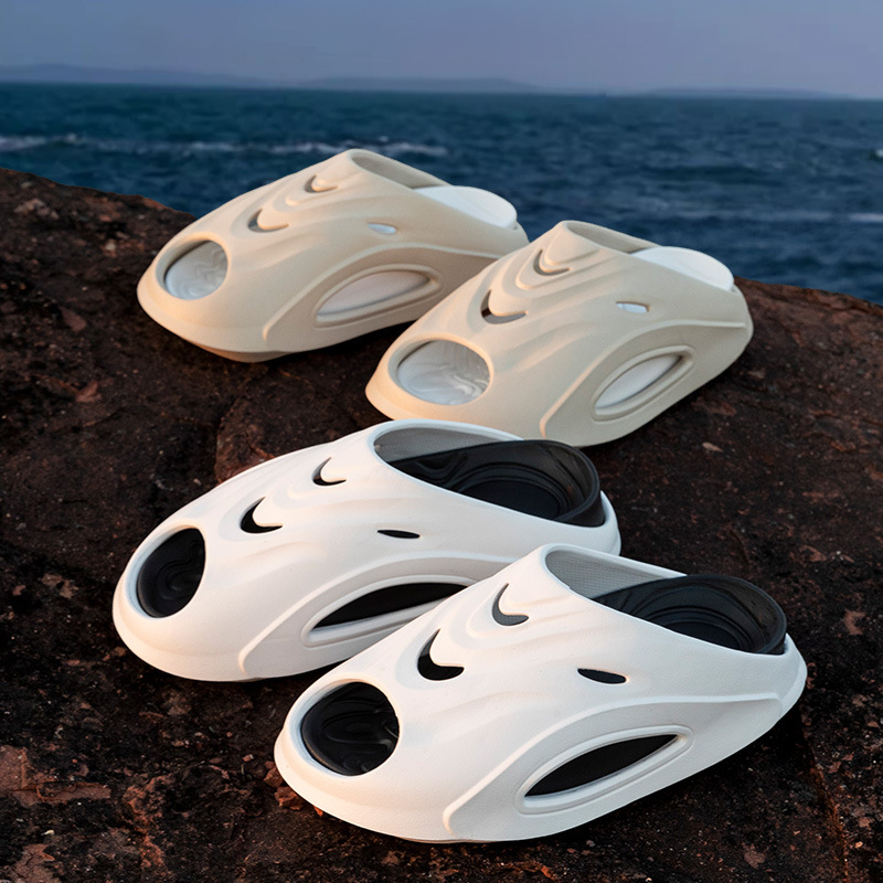 New Sports Slippers Outer Wear Motorcycle Slippers Men's Non-slip Thick Bottom Beach Basketball Outdoor Slippers Women's Summer