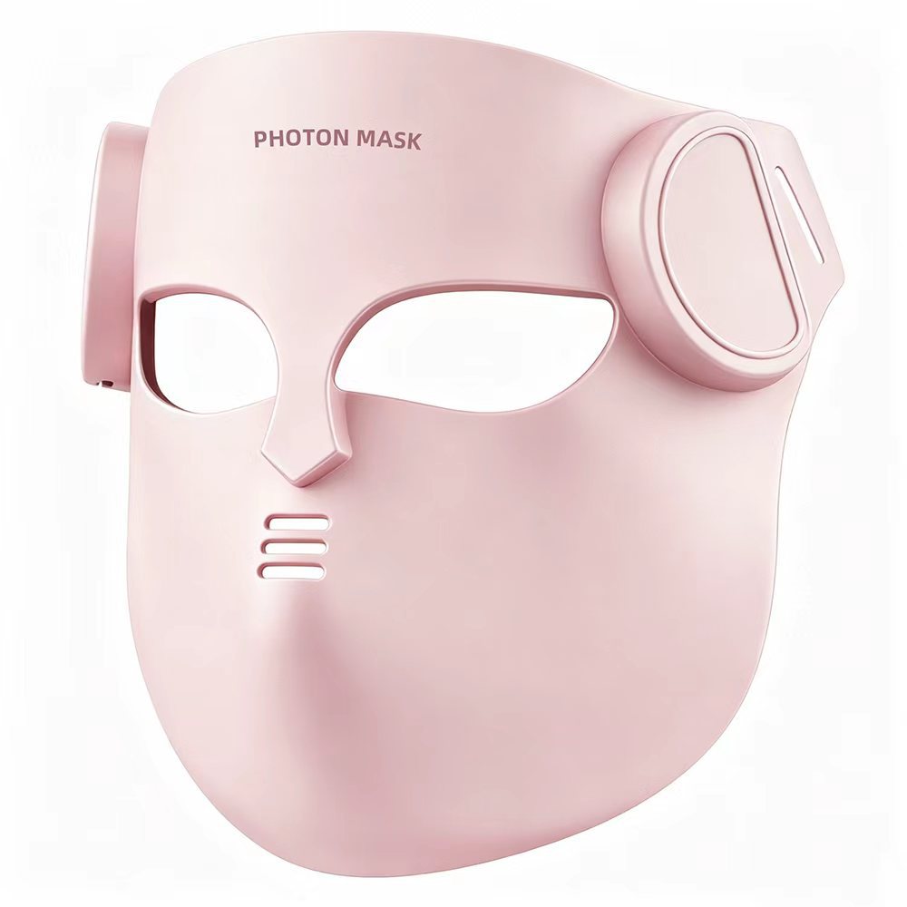 Red Light 4D Beauty Mask for Home Use with Wireless Remote Control, Cross-Border Facial Skin Silicone Led Photon Mask