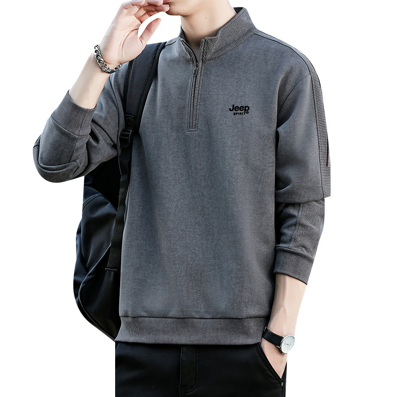 JEEPSPIRIT Autumn 24 new men's sweatshirt fashion trend top…