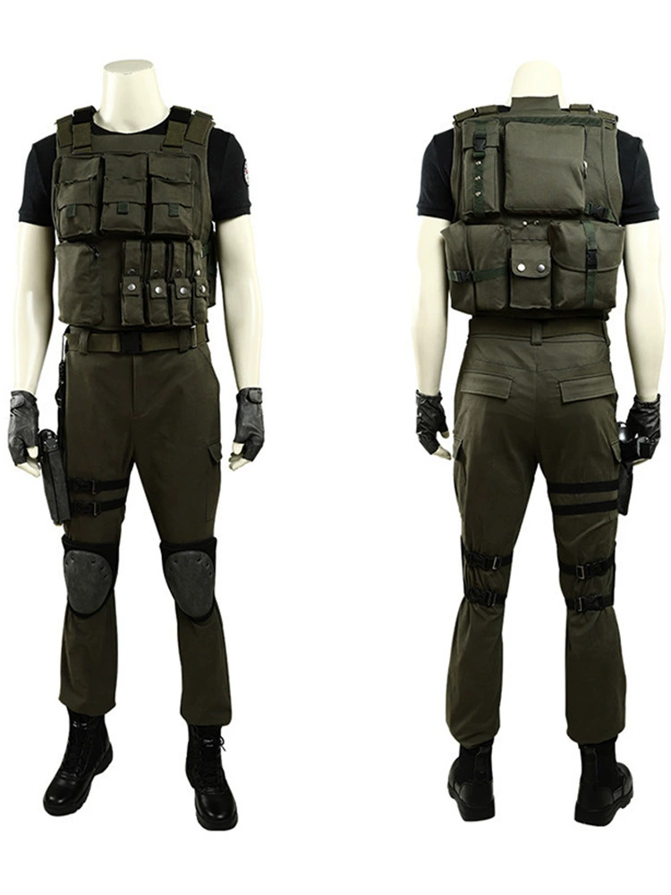 Костюм Карлоса из Resident Evil 3 ремейк, косплей костюм мужского протагониста, полный комплект