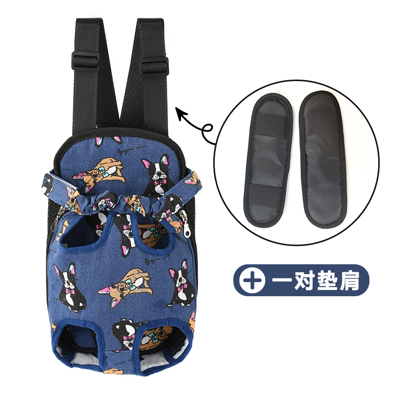 Mochila universal para perros y gatos explosivos, bolsa para mascotas, peluche portátil, bolsa para el pecho para mascotas Yorkshire, mochila para mascotas