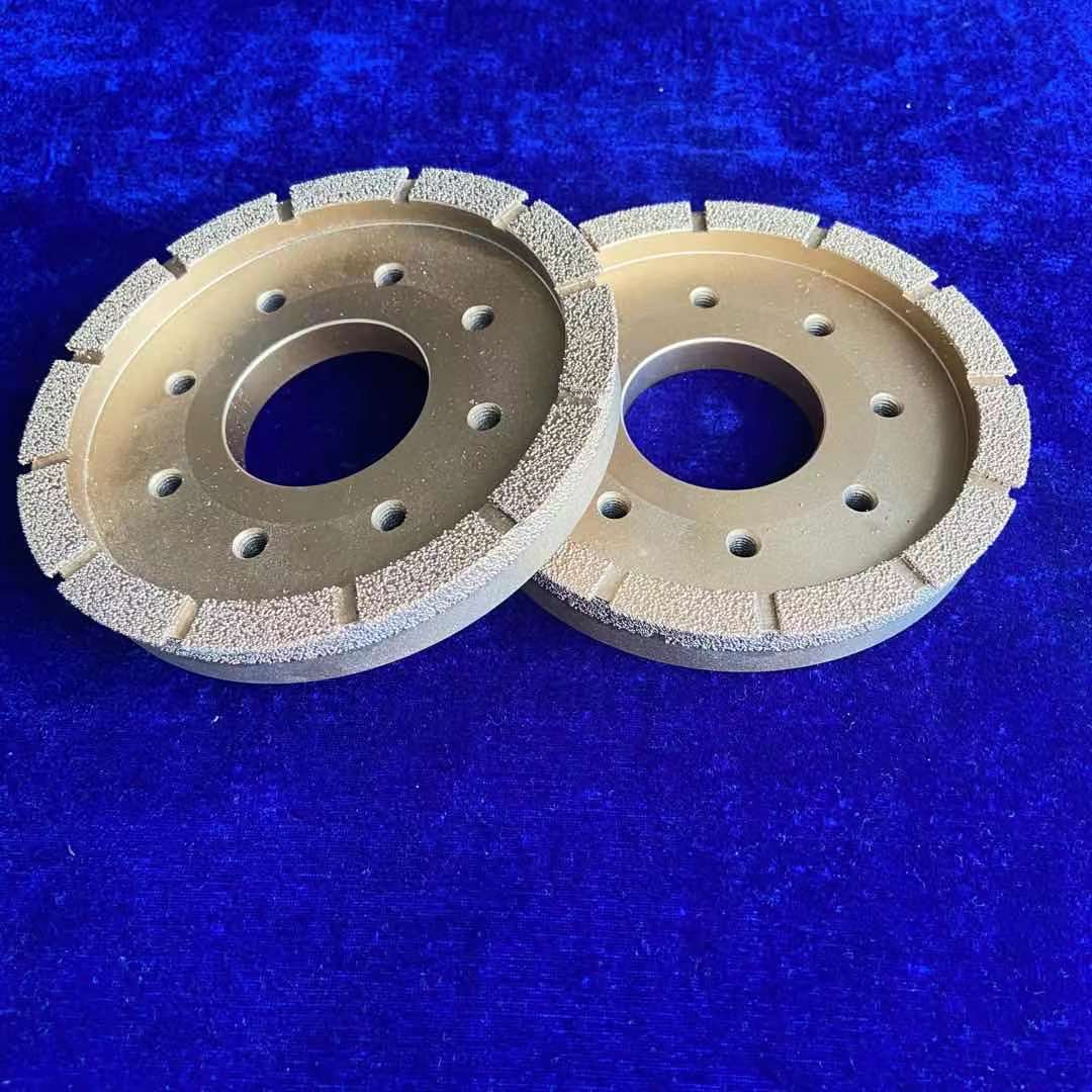 精钎焊SDC工具 钎焊金刚石磨盘  金刚石磨轮  磨硅胶产品用砂轮