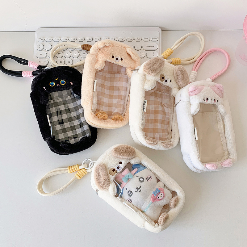 15 センチメートルかわいいぬいぐるみベビーバッグ漫画ブラインドボックス手作り収納ディスプレイバッグ綿人形ベビーウォーキングバッグ|undefined