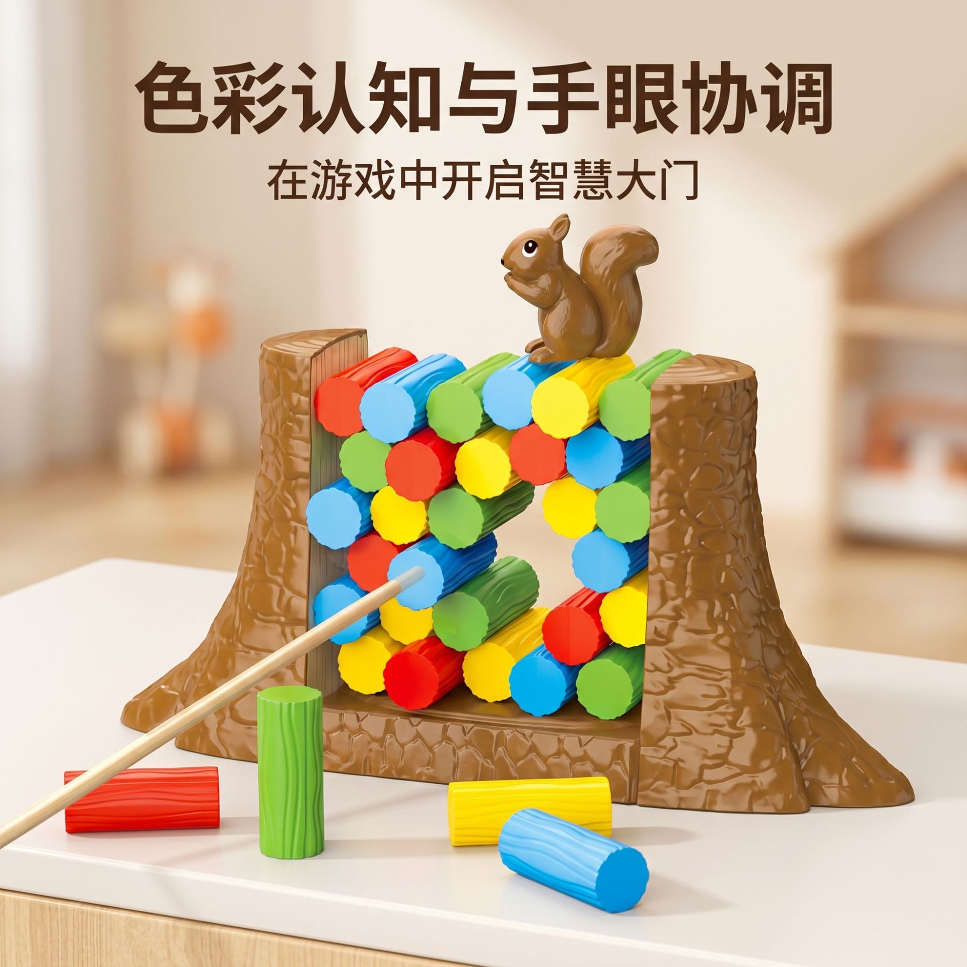 Niños transfronterizos empujan desafíos de estaca juegos de mesa juguetes de puzzle interacción padre-hijo entrenamiento de pensamiento lógico juegos de educación temprana