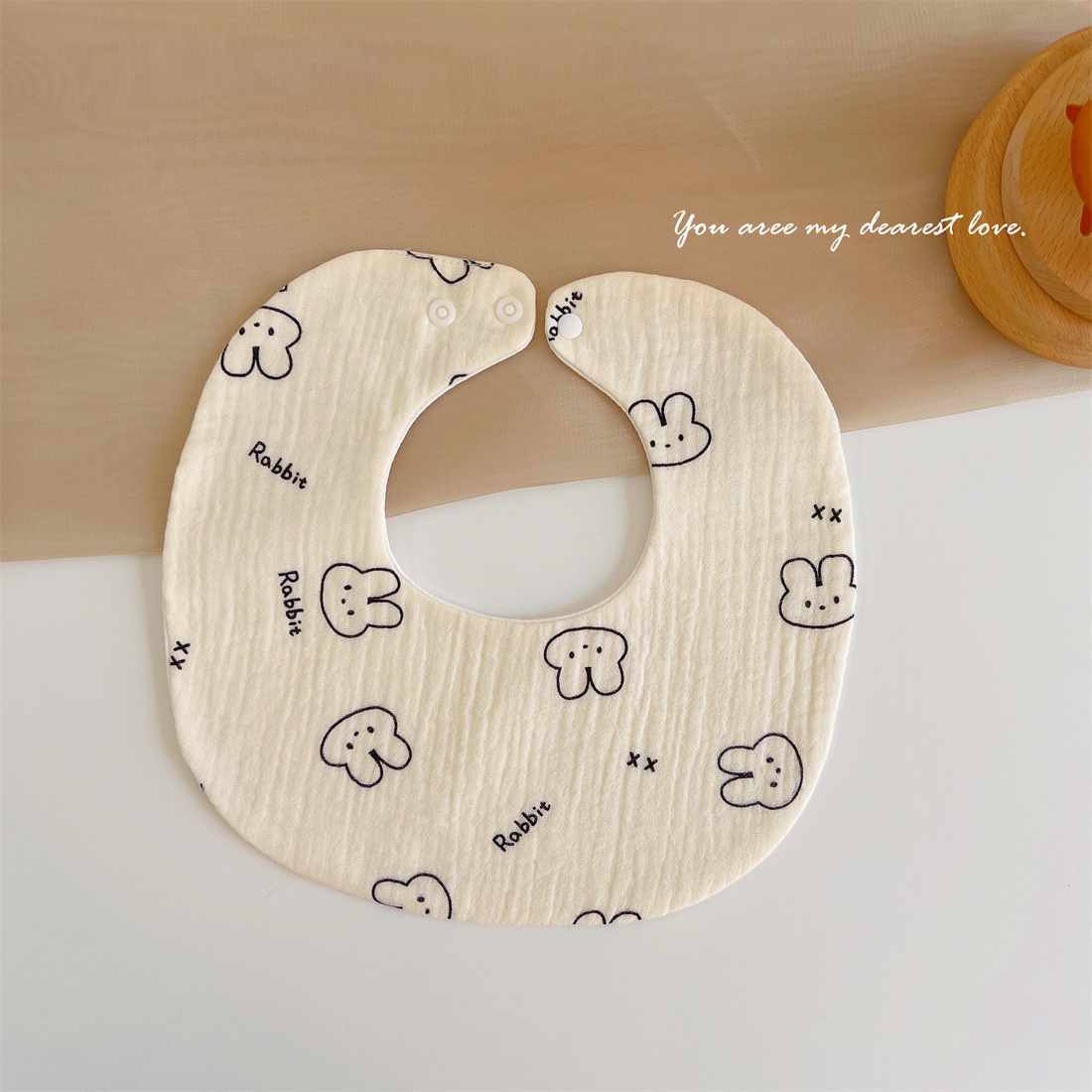 Babero de gasa de algodón puro del bebé babero recién nacido absorbente impermeable escupir leche super suave bufanda Otoño e Invierno