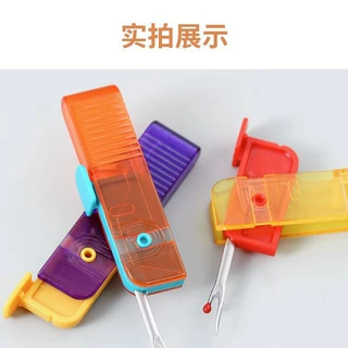 新款可折叠塑料柄拆线刀便携式十字绣批发拆线器方便收纳三色可选