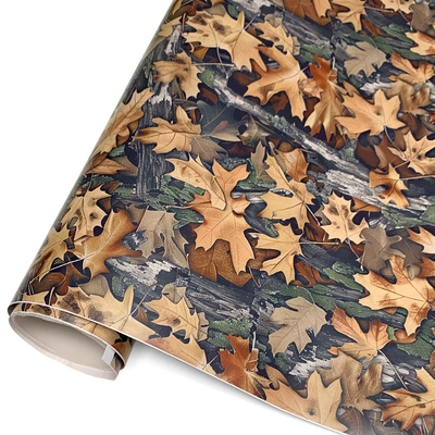 Auto Color Change Film – Model Leafy Thatch Jungle Bionic - 1237-leaf-camouflage-20cm150cm