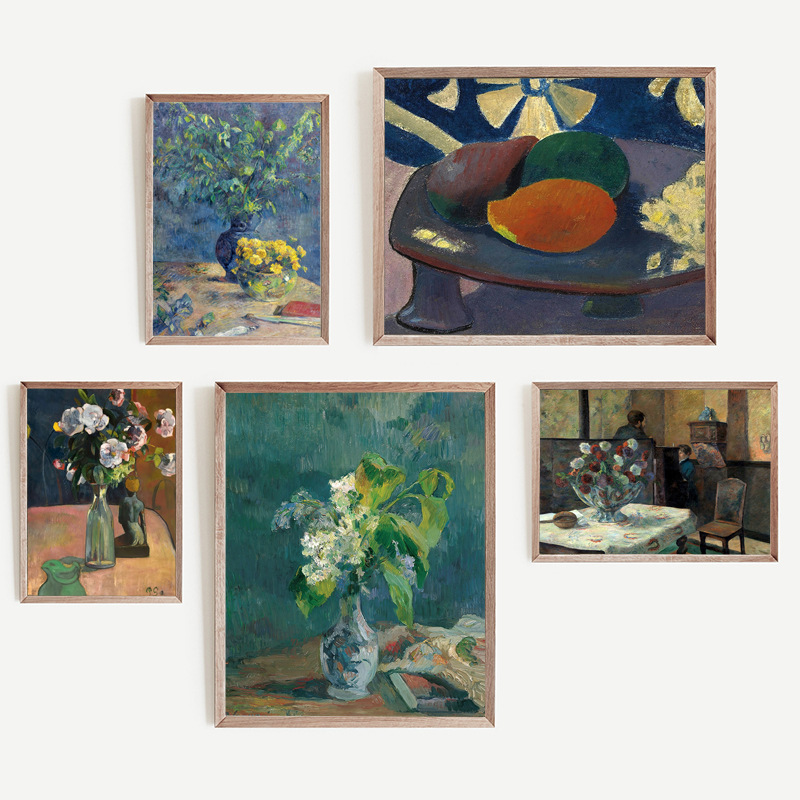 フランスポール高更世界名画レトロ芸術微噴掛画芯油絵キャンバス静止画|undefined