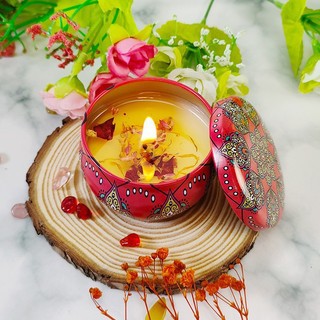 19 tipos de caja de regalo de fragancia de flores secas con regalo de mano 5 * 6 tazas de fragancia de plantas sin humo