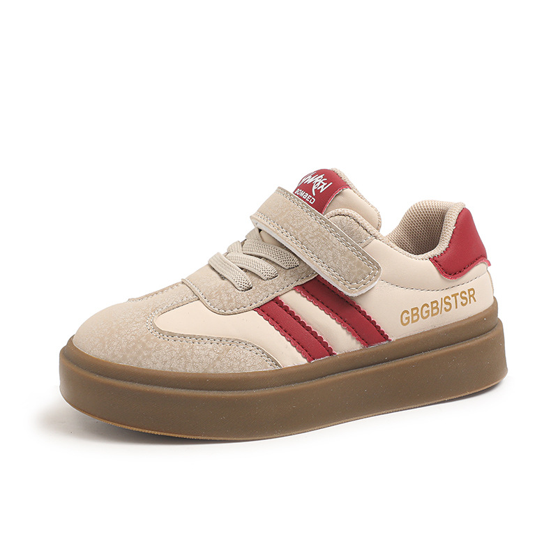 2024 primavera y otoño nuevos zapatos de deporte para niños zapatos blancos antideslizantes y transpirables zapatos de entrenamiento alemanes para niños casuales zapatos deportivos para niñas marea