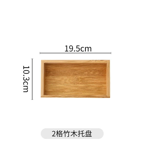 Two -square wooden plate