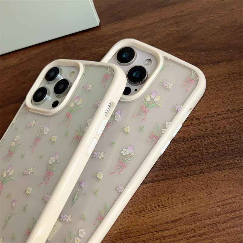 Custodia Daisy Tulip Bouquet 17/12 per iPhone 13/14 MAX, 15/16 PRO_voghion.com