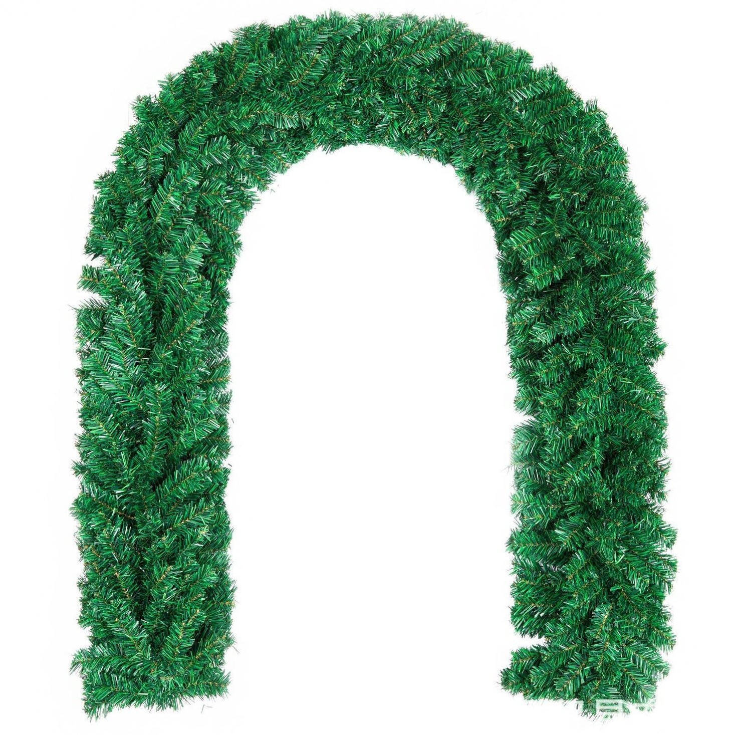 Ratán de 2,7 metros de PVC encriptado Corona de Navidad centro comercial supermercado para organizar el Festival flores de Navidad Shabu - shabu polvo de oro cabeza de flores image 3