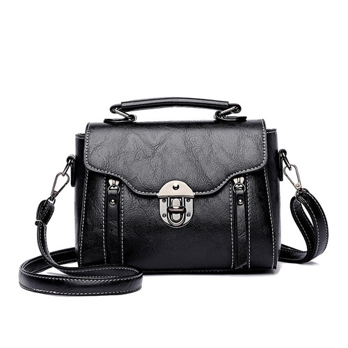 Women's crossbody bag, trendy retro handbag, single shoulder bag, versatile and fashionable small square bag