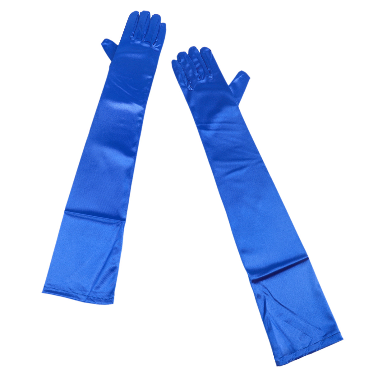 Cosplay elástico de seda extra largo transfronterizo, guantes de boda de presentación de cena sexy de Halloween para damas