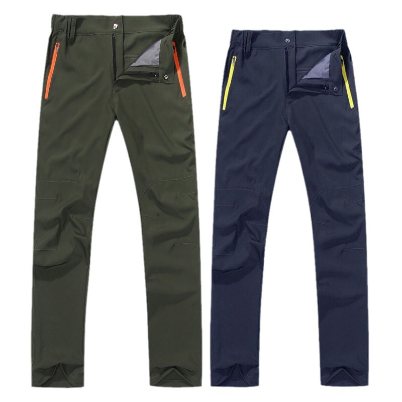 Los fabricantes venden al por mayor pantalones de secado rápido para hombres pantalones de senderismo elásticos finos de verano para mujeres deportes al aire libre pantalones sueltos de secado rápido transfronterizos