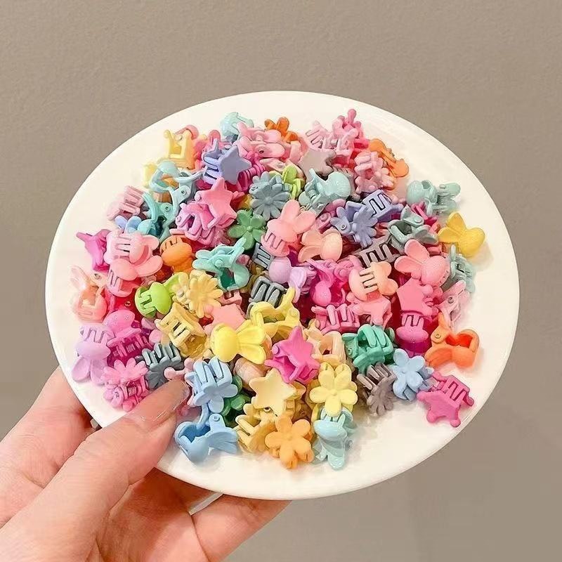 Niños pequeños clip de agarre de color niñas bebé lindas tarjetas de cabello princesa tocado pequeño clip mini clip
