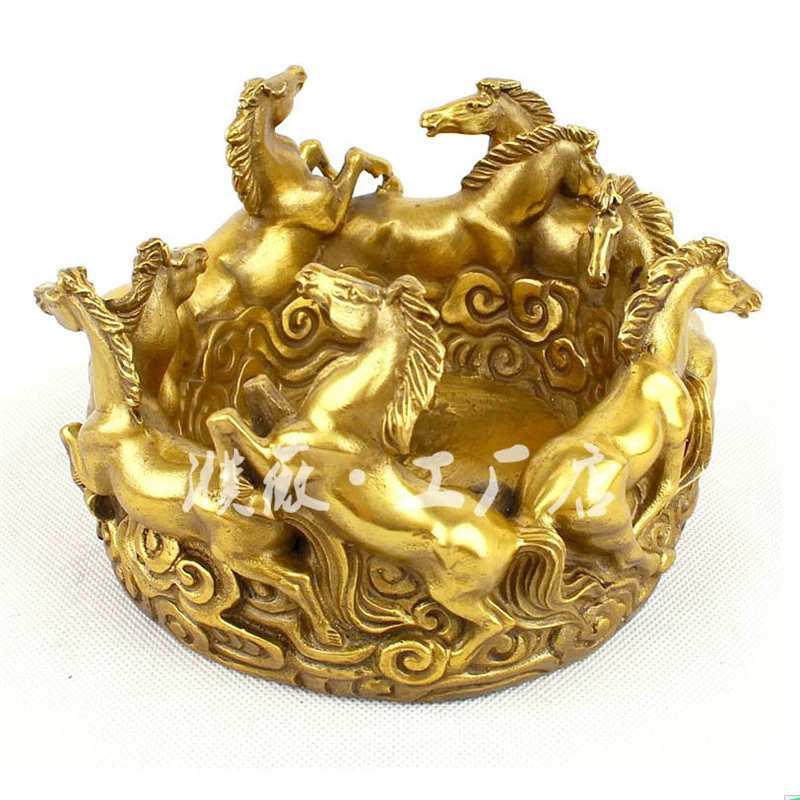 Латунная пепельница, аксессуар