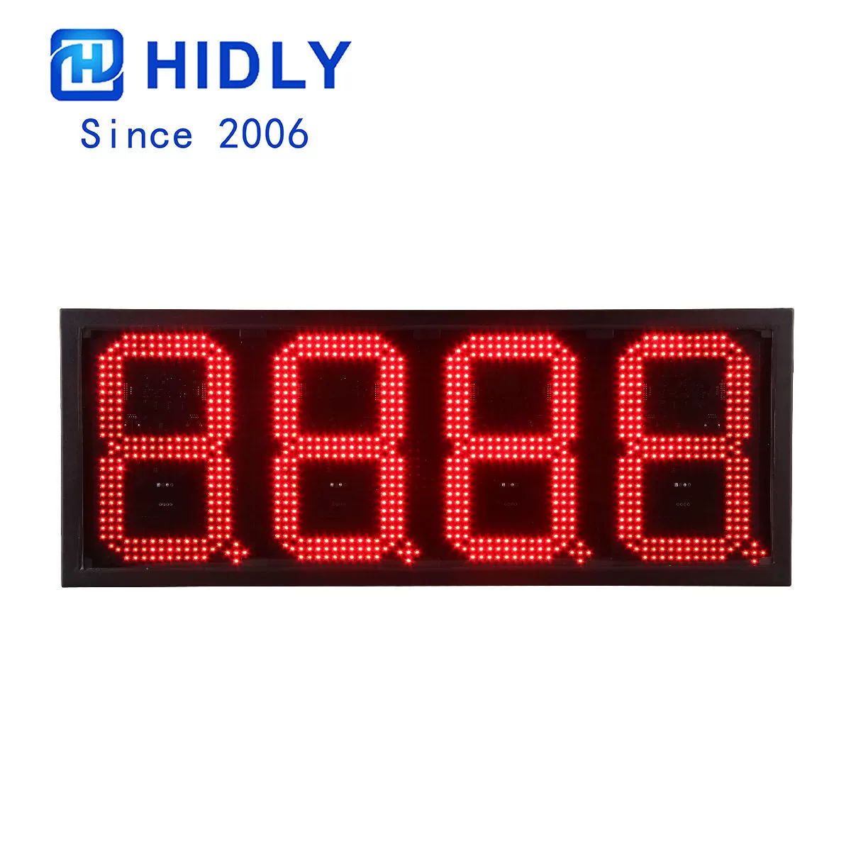 Питательная LED цена нефти экран 10-дюймов красный наружный 8888 экран цены на нефть пульт дистанционного управления LED цена на нефть плитка
