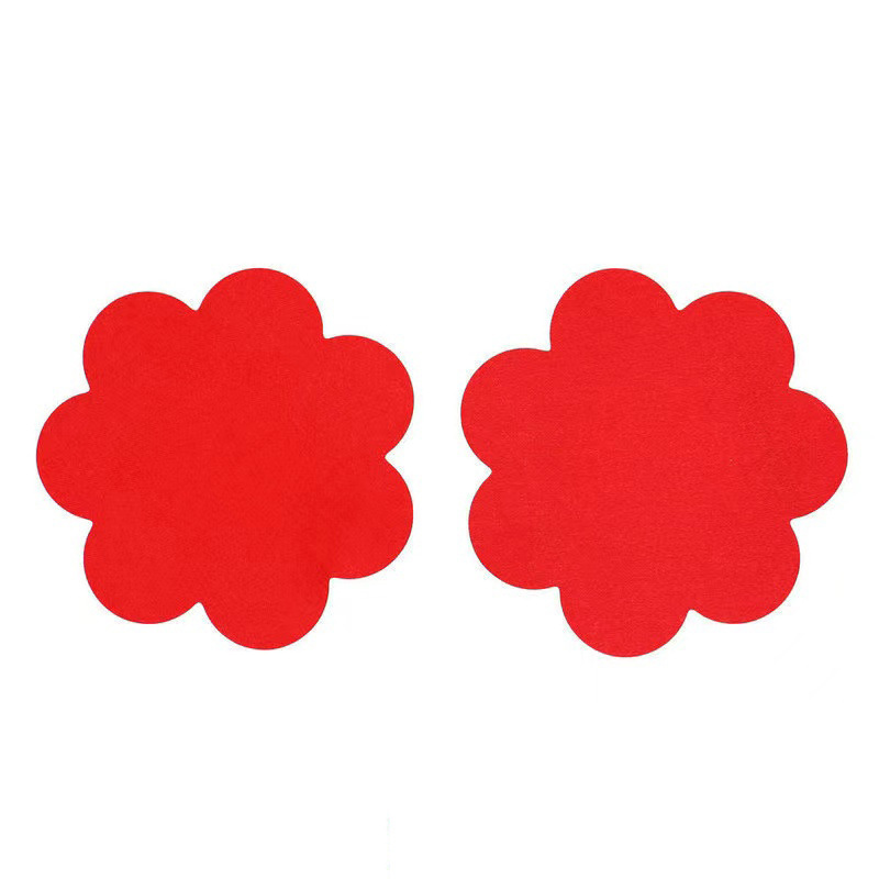 Disposable Breathable Breast Sticker Non-woven Areola Sticker Traceless Invisible Chest Sticker Breathable Nipple Sticker for Men and Women Anti-walking Sticker
