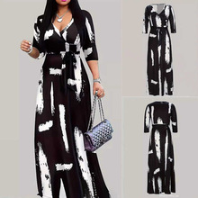 L-5XL fat women dresses plus size big ladies Sexy long skirt