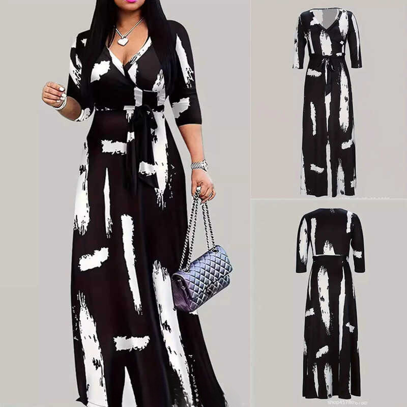 L-5XL fat women dresses plus size big ladies Sexy long skirt
