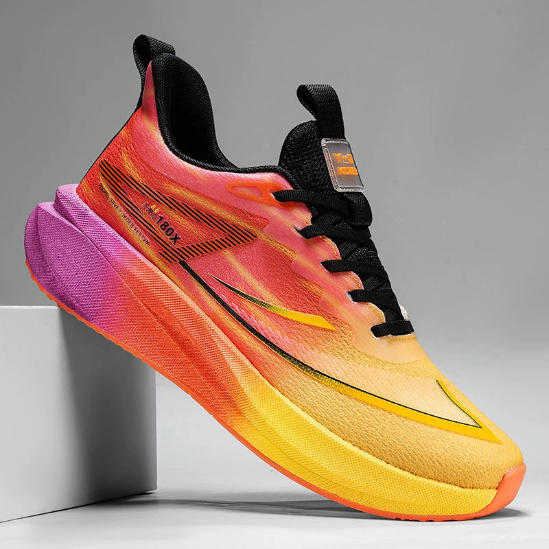 Кроссовки для бега с мягкой подошвой и сеткой Dopamine Carbon Plate Popcorn, дышащая универсальная спортивная обувь, сверхлегкие амортизирующие гоночные кроссовки